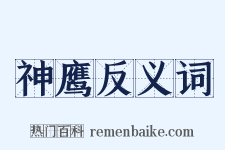 神鹰反义词是什么意思的图片